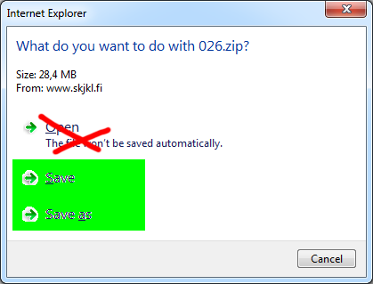 Save As